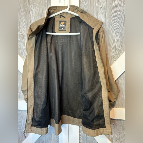 041. BERNE Torque Lightweight Ripstop Jacket Large LIKE NEW - Picture 2 of 3